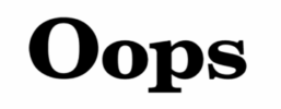 Oopsバナー