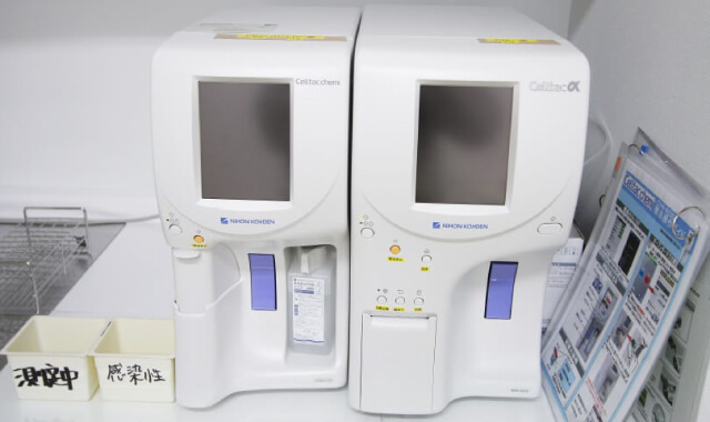 全自動血球計数器　臨床化学分析装置