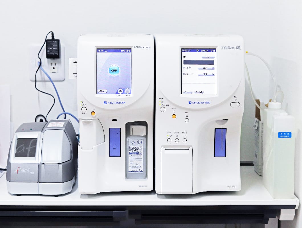 全自動血球計算機・臨床化学分析装置