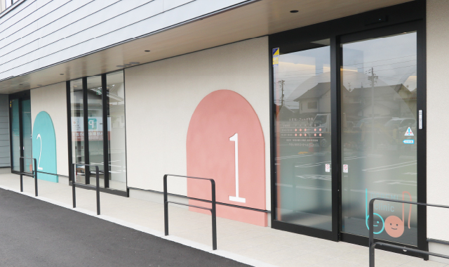 安心の感染対策！入口を2つに分けています。